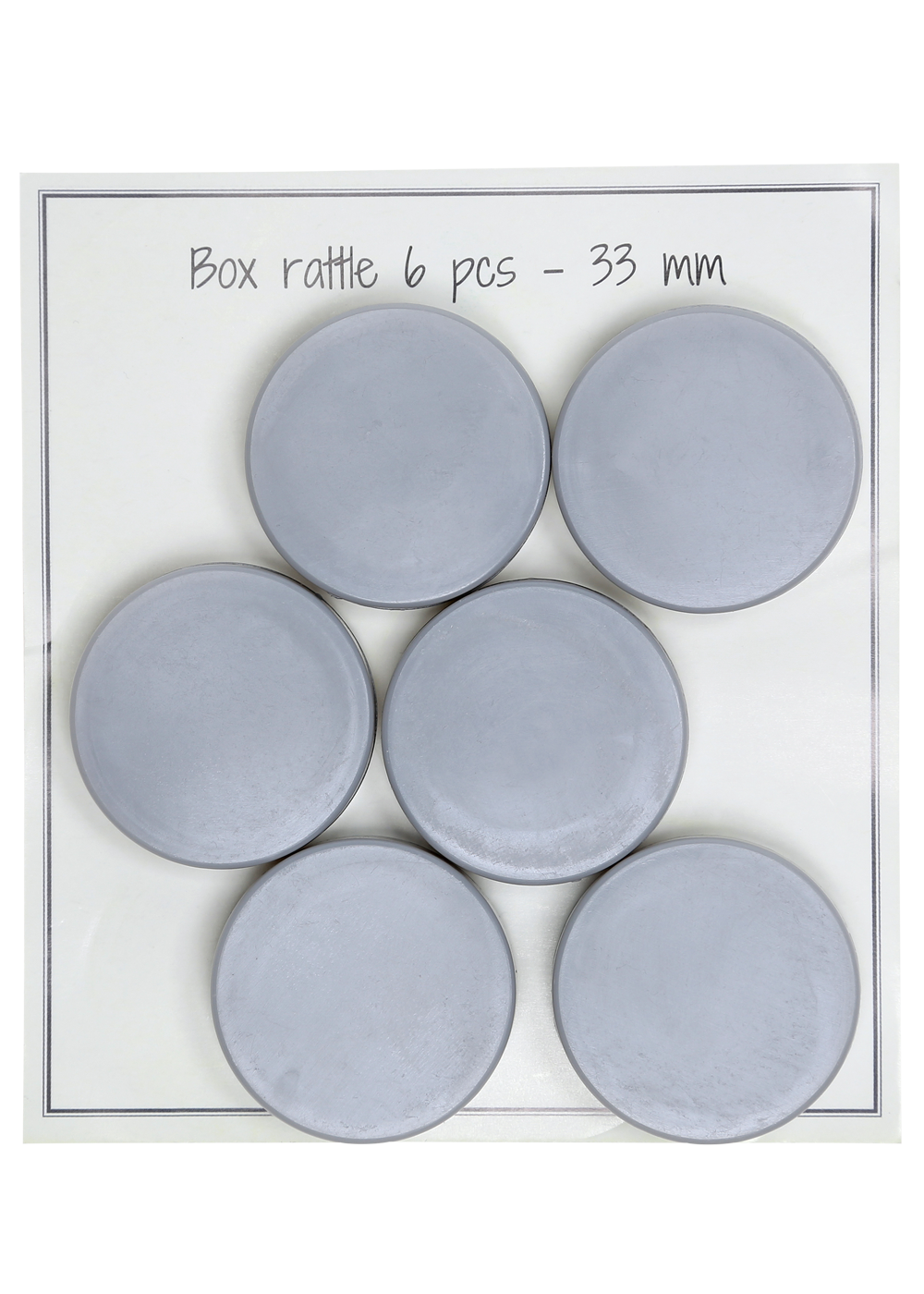 Lame kõrist 33 mm – 6 tk (eemaldatavad helidetailid)