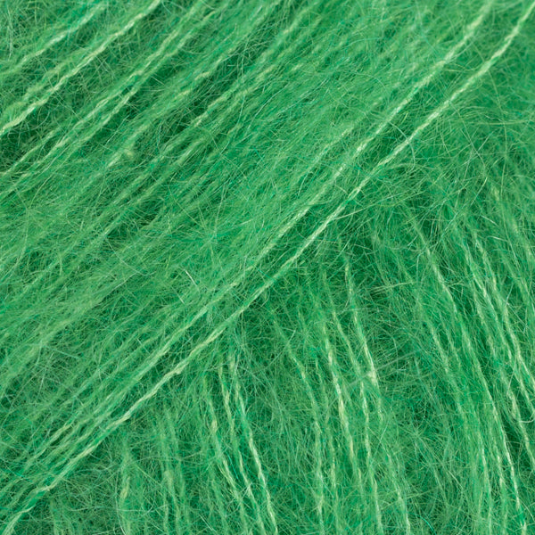DROPS Kid-Silk 48 Parrot Green – mohair silk yarn