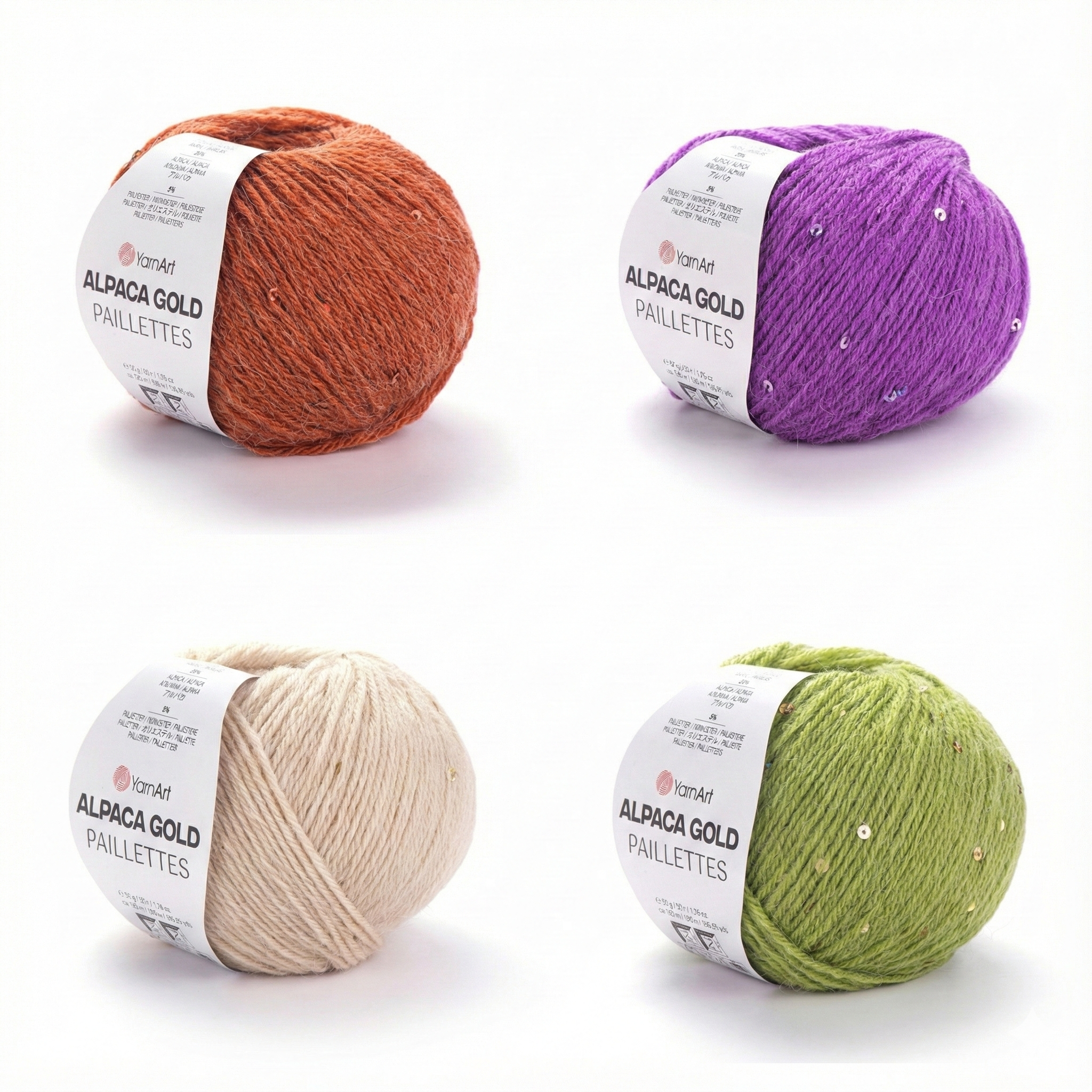 YarnArt Alpaca Gold Paillettes