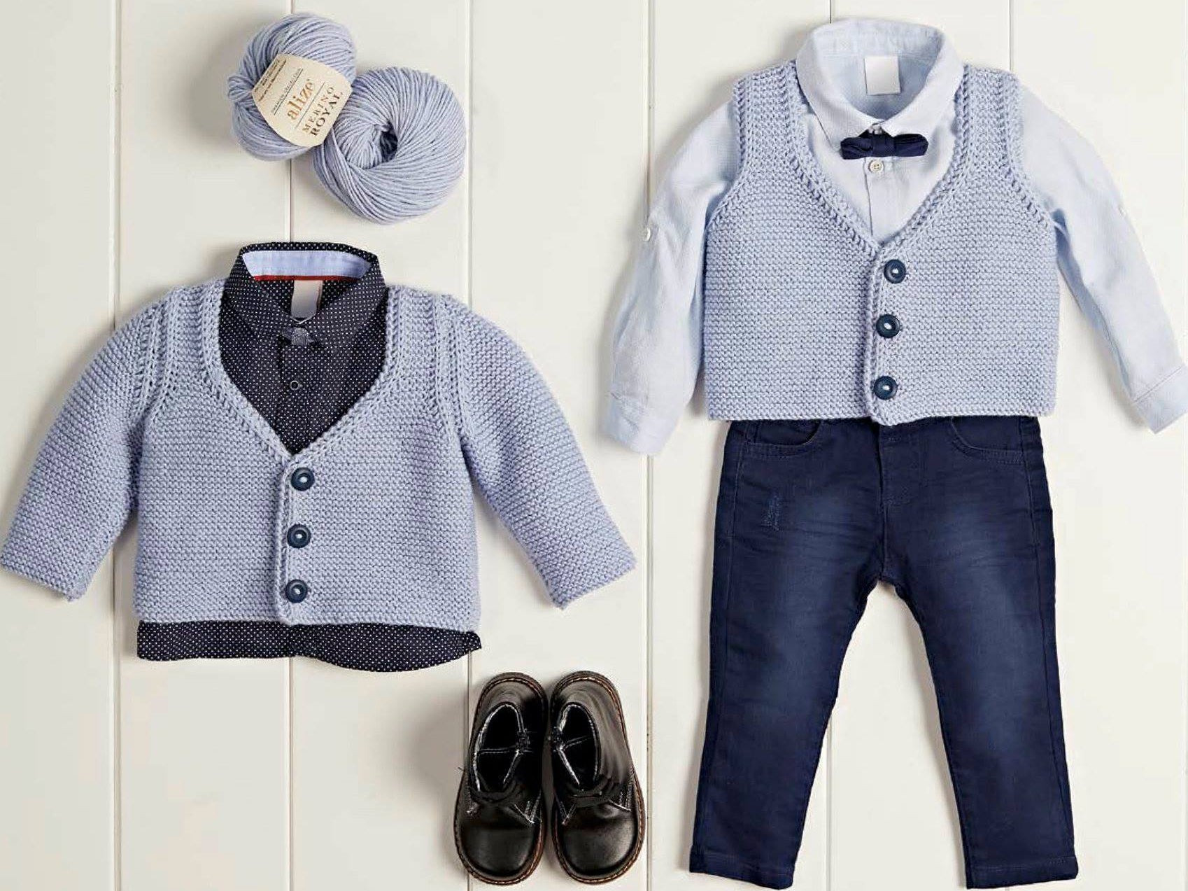Baby Vest and Jacket Set Pattern