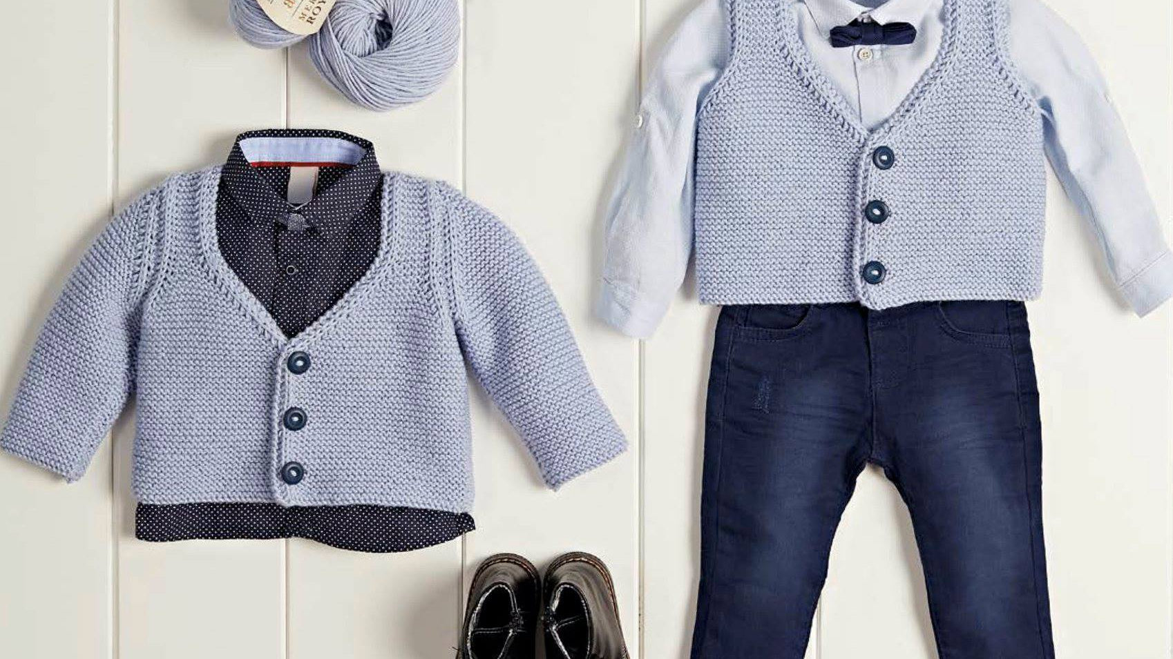 Baby Vest and Jacket Set Pattern