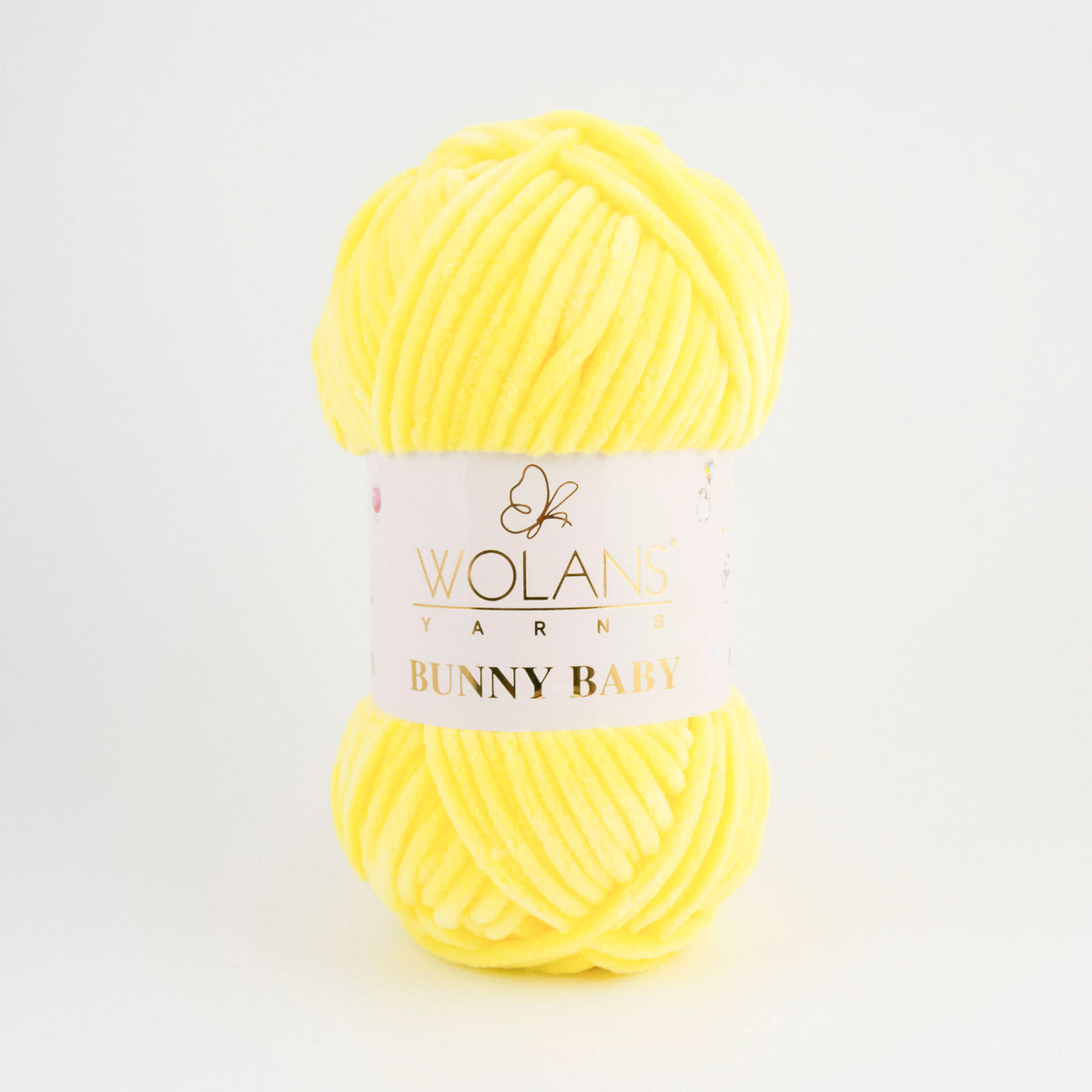 Wolans Bunny Baby 100-14 Sviesto – pliušiniai siūlai