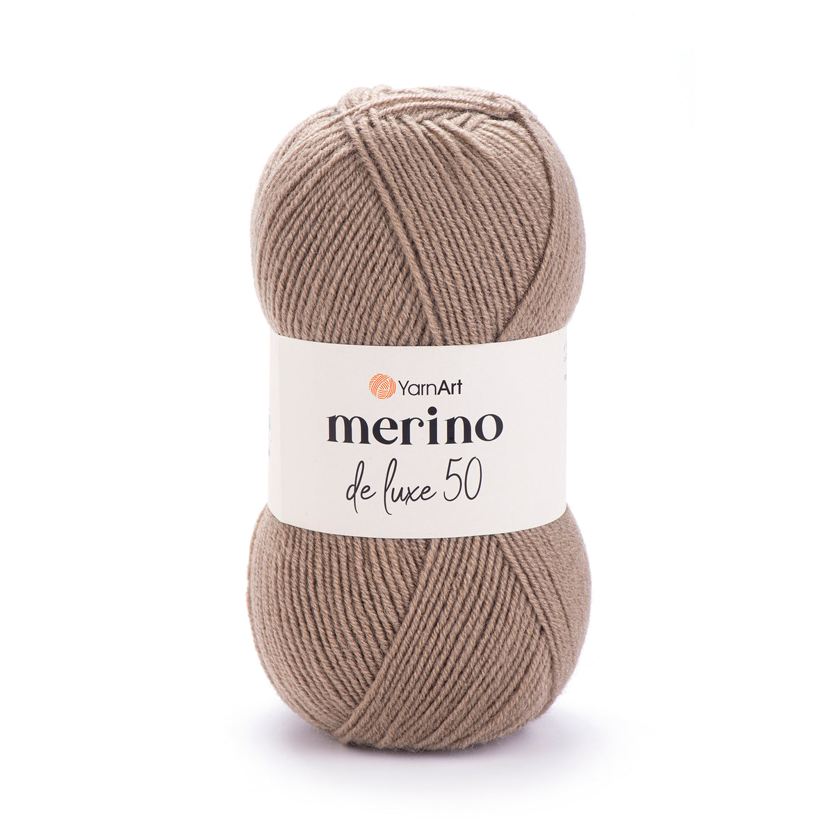 YarnArt Merino DeLuxe 50 218 Taupe – villa-akrüüllõng
