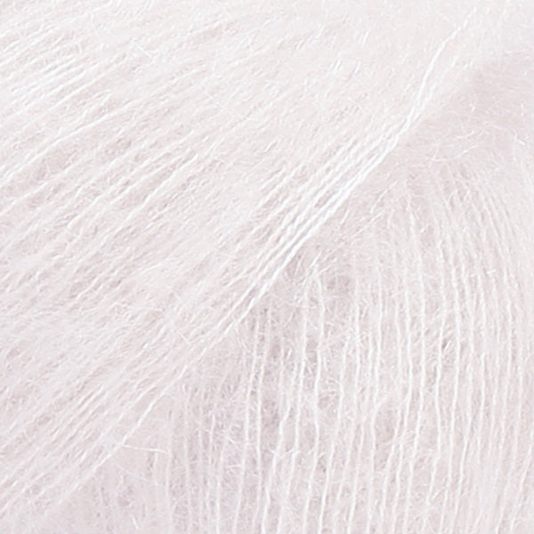 DROPS Kid-Silk 38 Kritvit – mohair- och silkesgarn