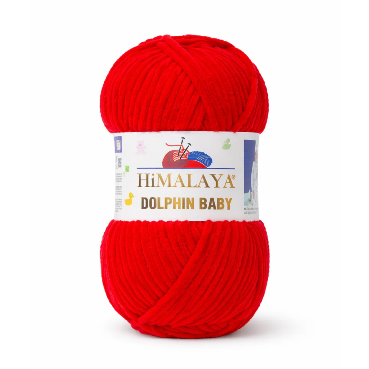 Himalaya Dolphin Baby 80318 Red – plush chenille yarn