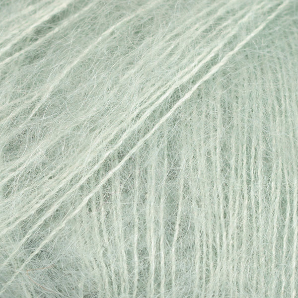 DROPS Kid-Silk 45 Mjuk mint – mohair- och silkesgarn