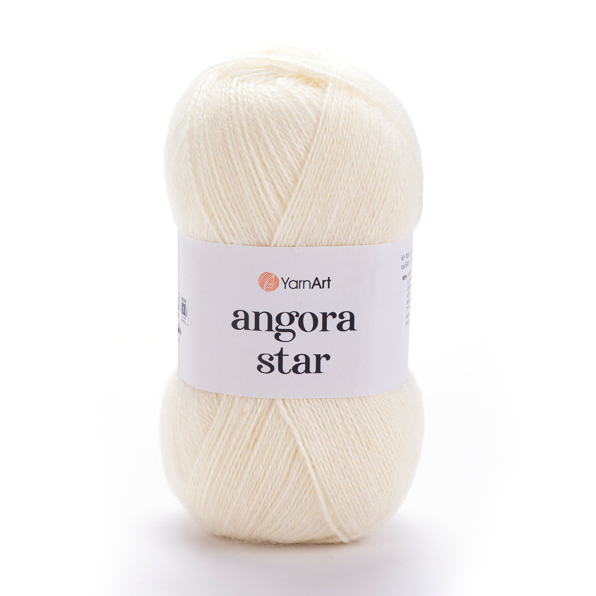 YarnArt Angora Star 502 Crème – fil duveteux acrylique et laine