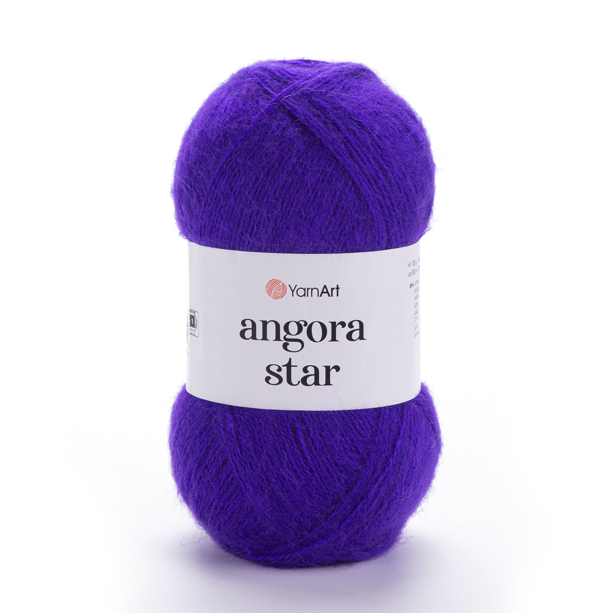 YarnArt Angora Star 556 Violet – fil duveteux acrylique et laine