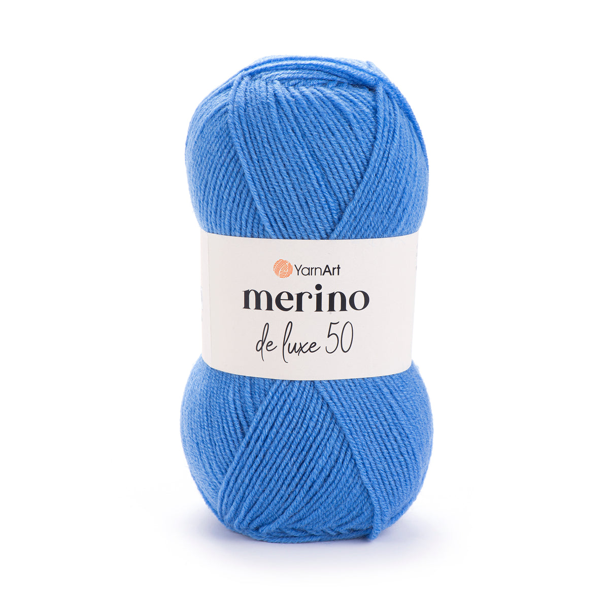 YarnArt Merino DeLuxe 50 600 Sinine – villa-akrüüllõng