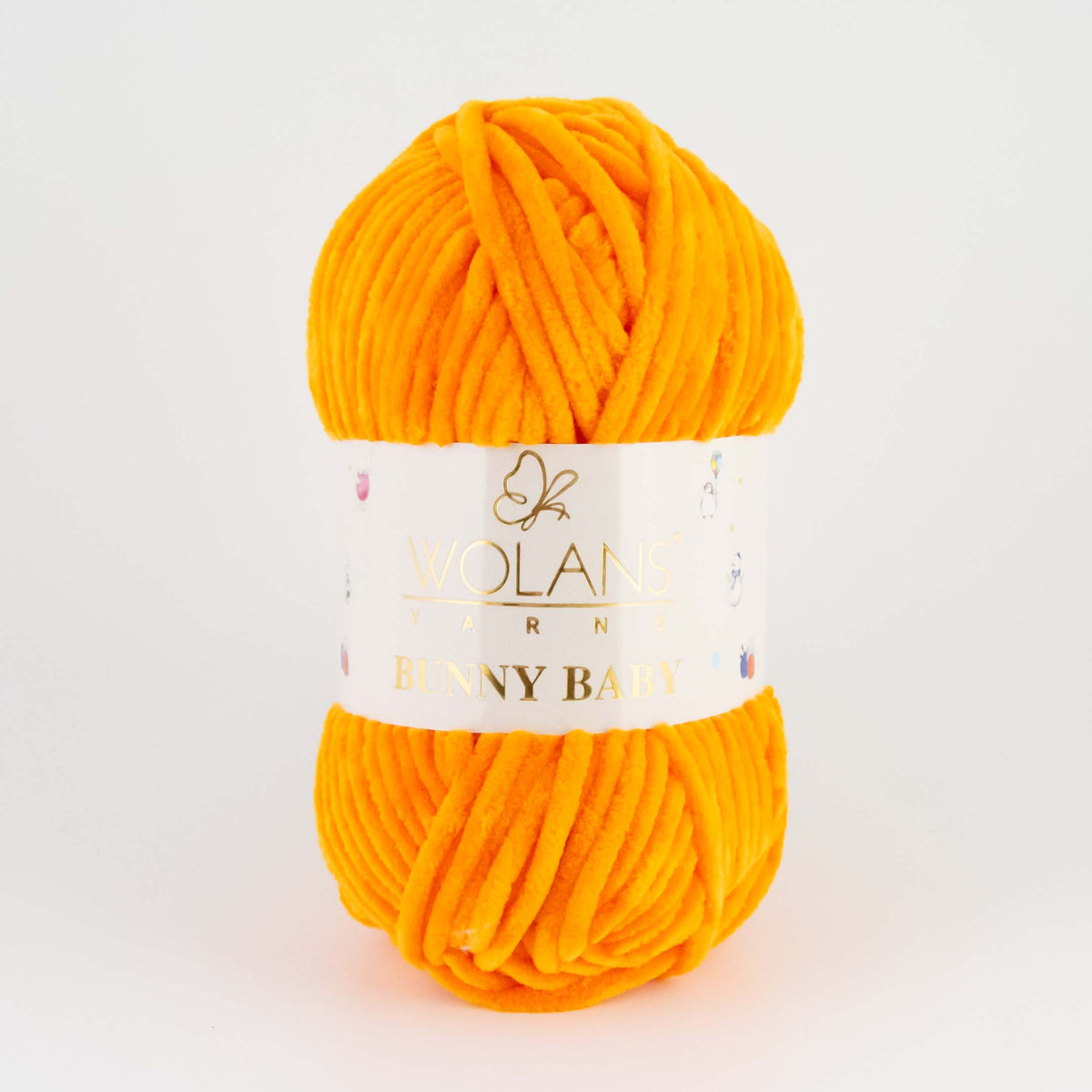 Wolans Bunny Baby 100-67 Oranžinė – pliušiniai siūlai