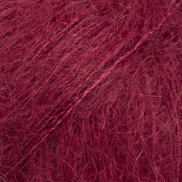 DROPS Kid-Silk 70 Bordeaux – mohair- och silkesgarn