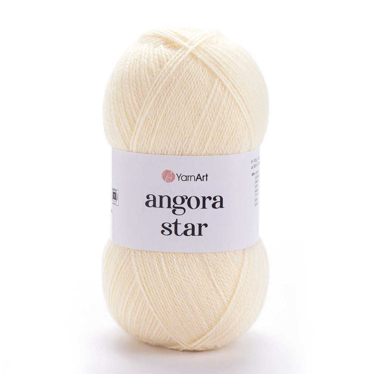 YarnArt Angora Star 7003 Ivoire – fil duveteux acrylique et laine