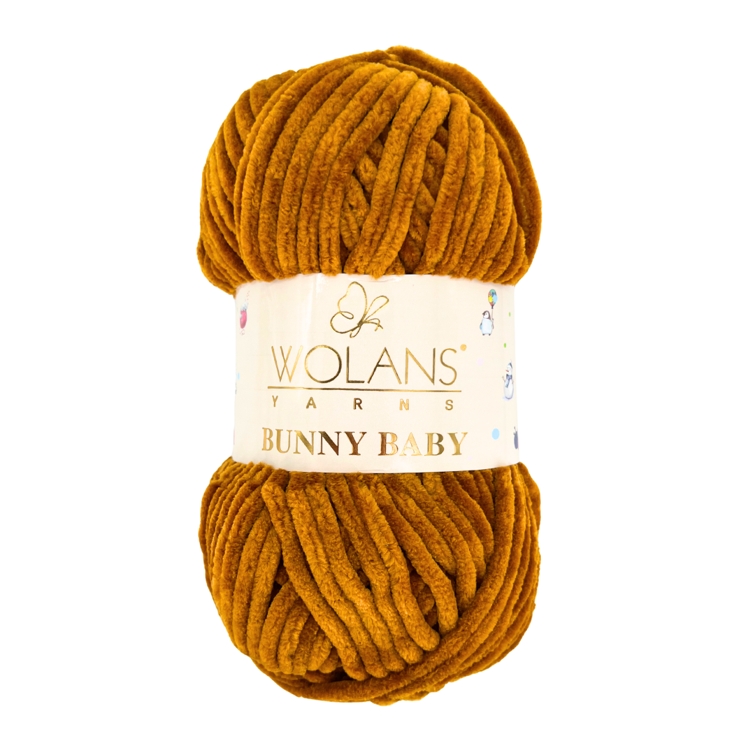 Wolans Bunny Baby 100-88 Bronzos – pliušiniai siūlai