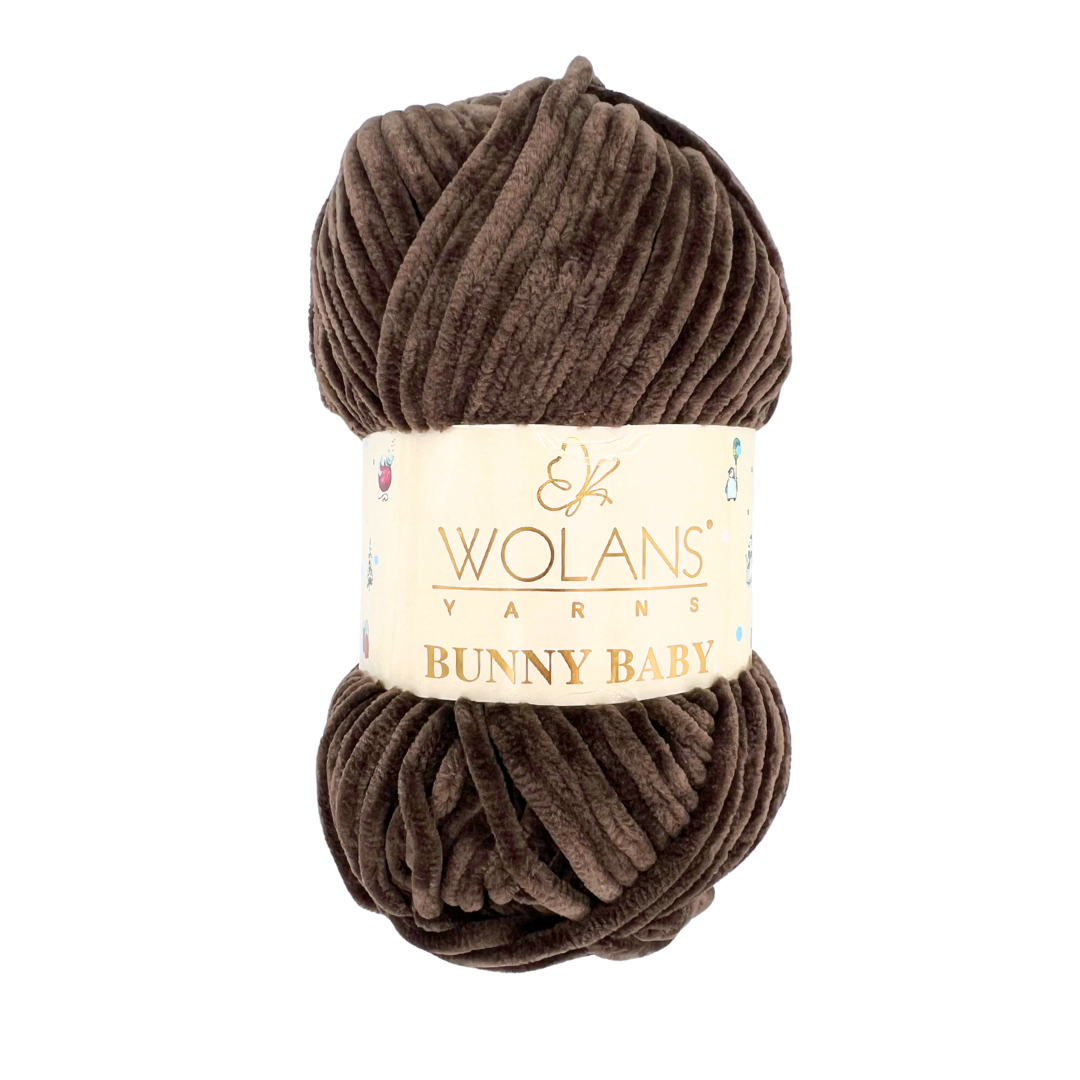 Wolans Bunny Baby 100-91 Ruda – pliušiniai siūlai