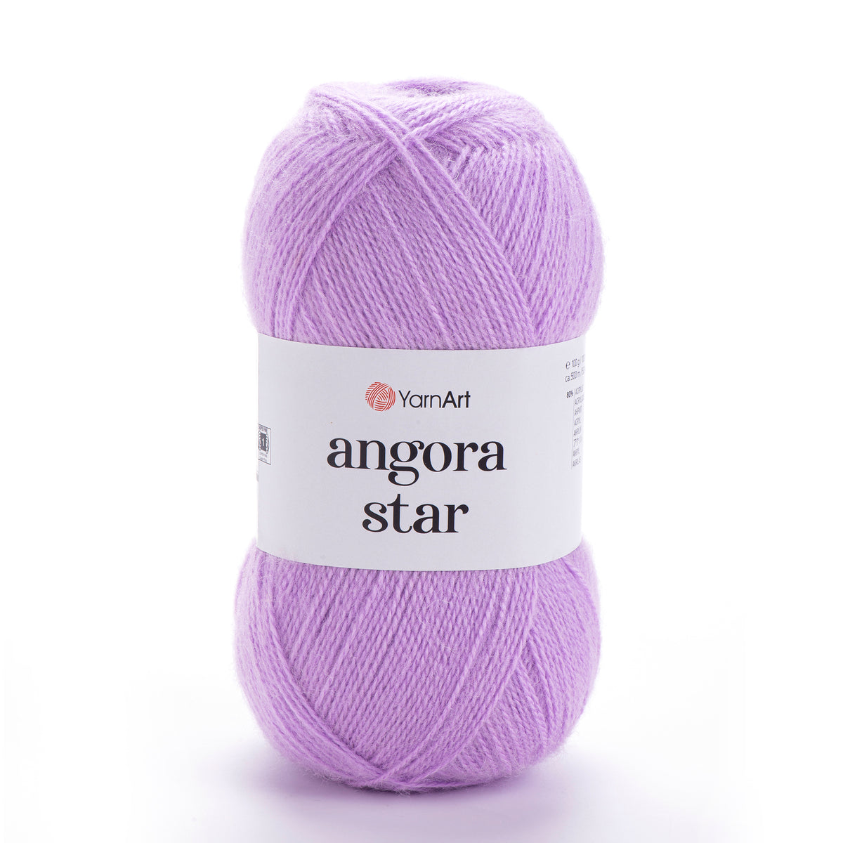 YarnArt Angora Star 9560 Glycine – fil duveteux acrylique et laine
