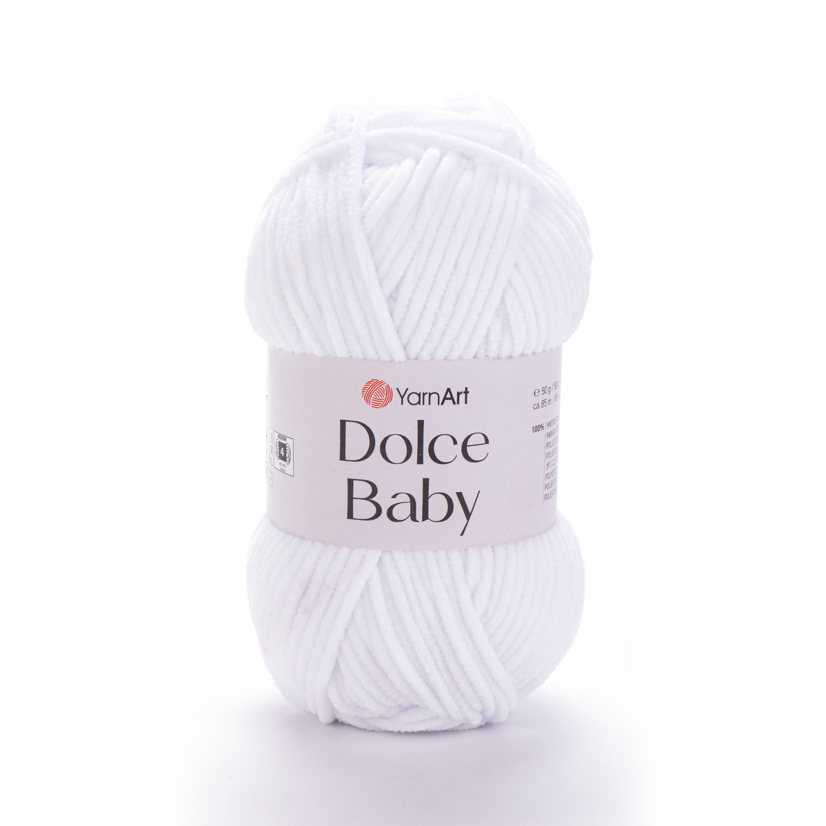 YarnArt Dolce Baby 741 Bleu glacier – fil chenille fin