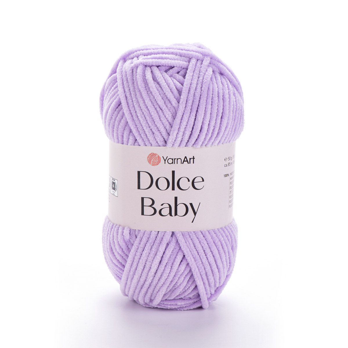 YarnArt Dolce Baby 744 Lavande – fil chenille fin