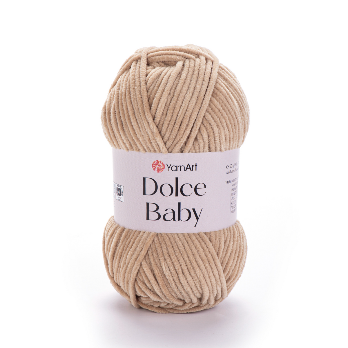 YarnArt Dolce Baby 747 Vison – fil chenille fin