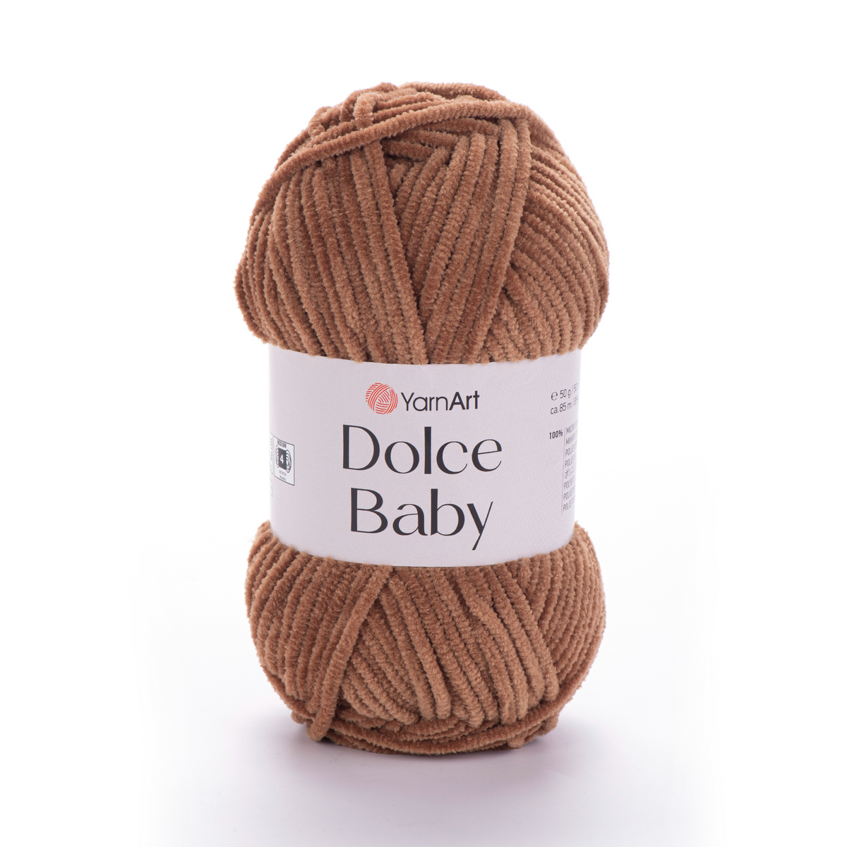 YarnArt Dolce Baby 765 Cacao – fil chenille fin