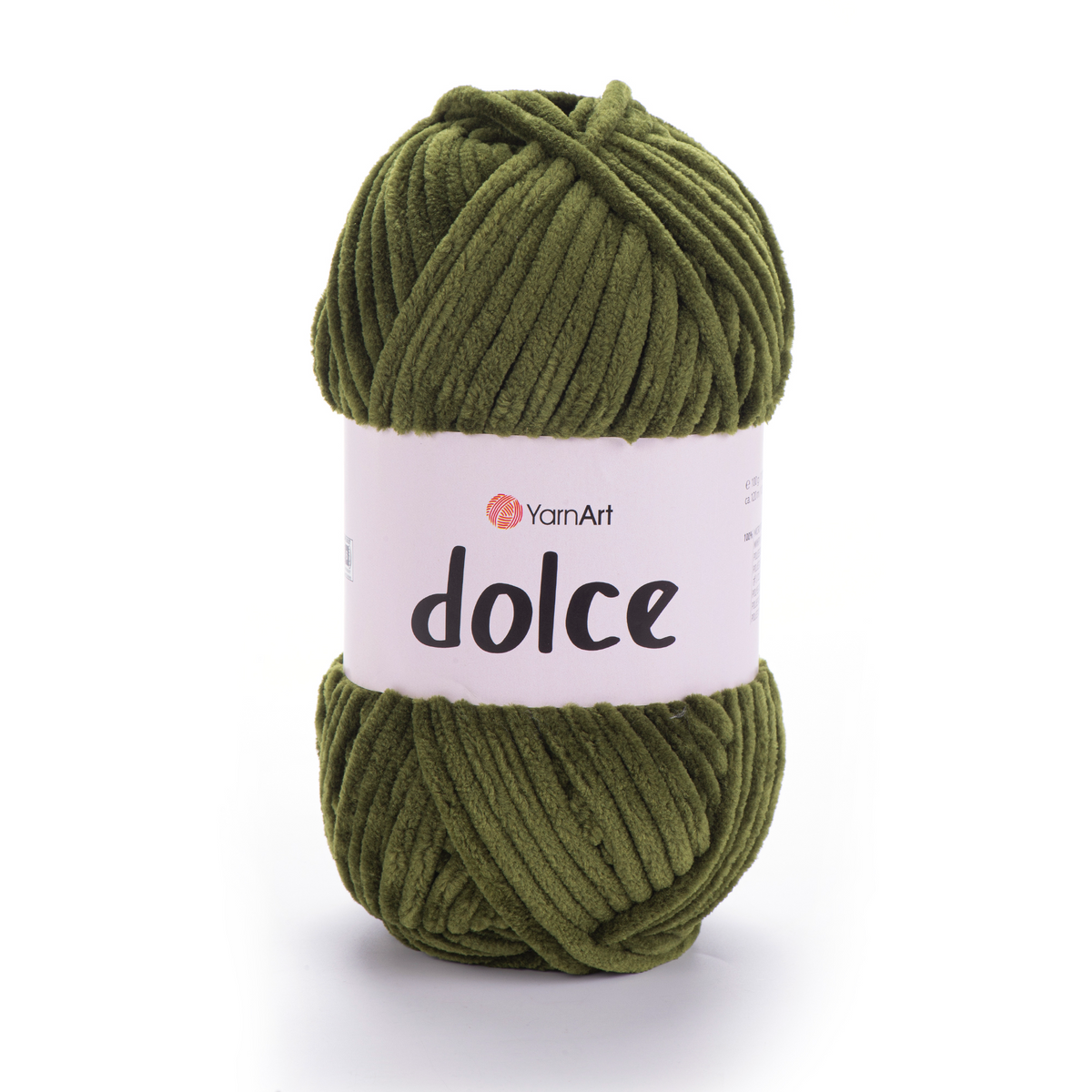 YarnArt Dolce 772 Dark Olive – plush chenille yarn