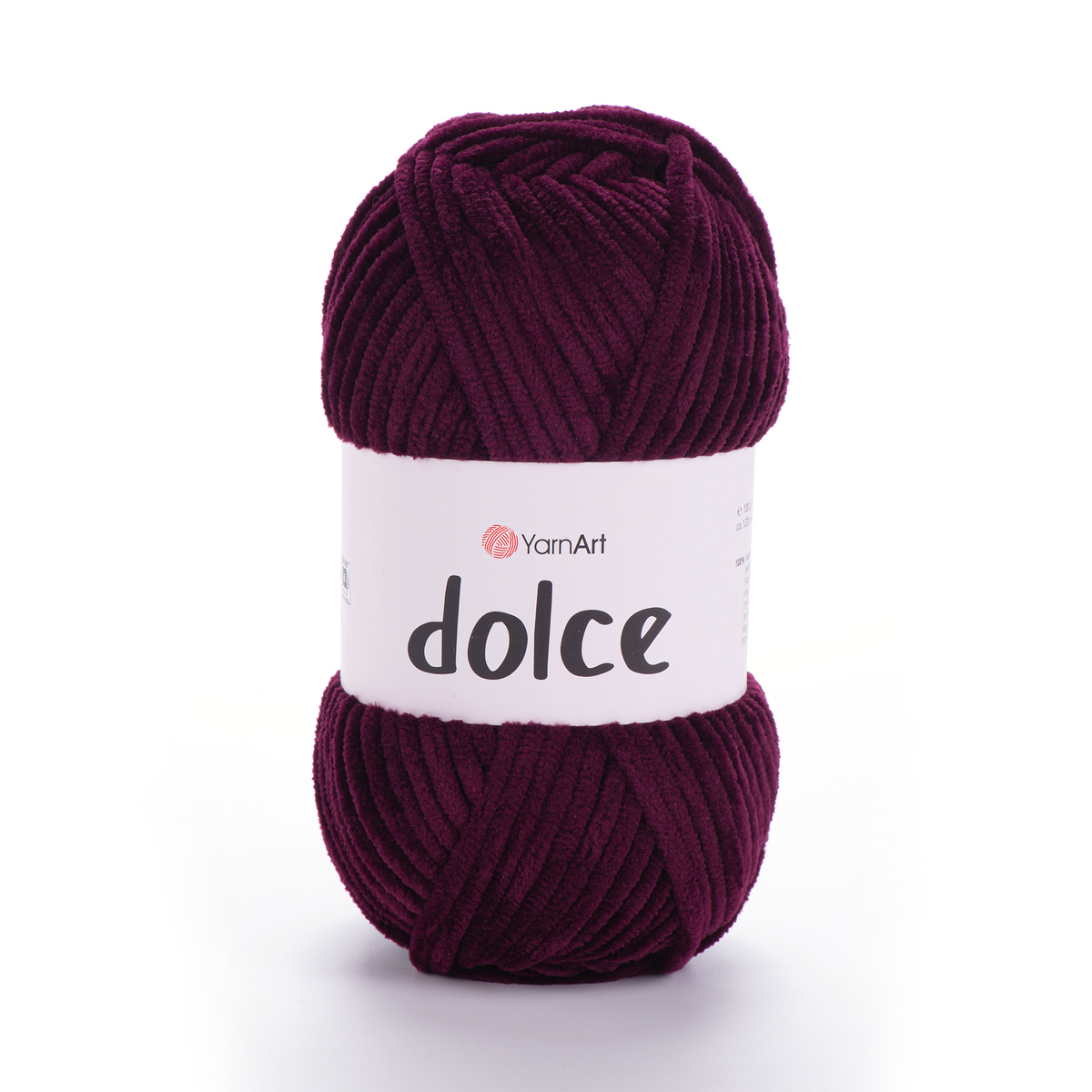 YarnArt Dolce 780 Dark Plum – plush chenille yarn