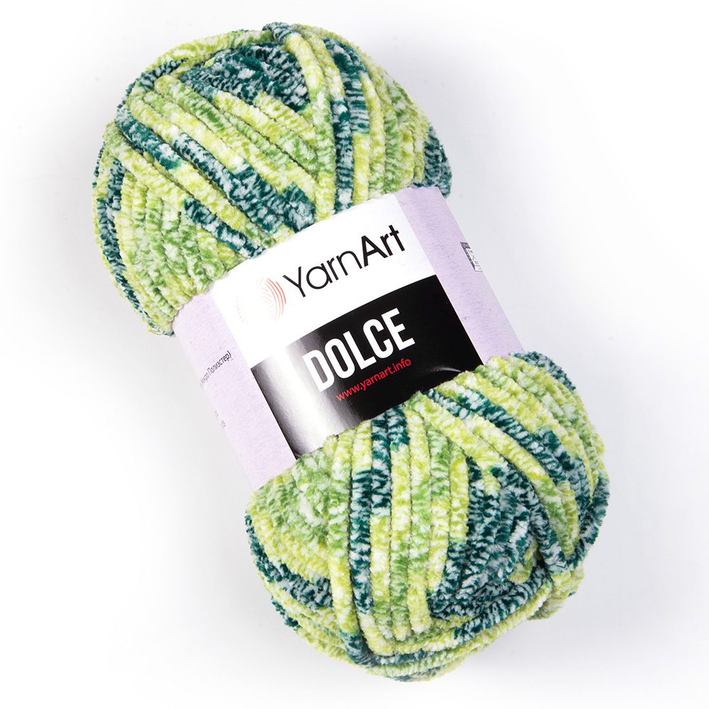 YarnArt Dolce 808 Meadow – plush chenille yarn