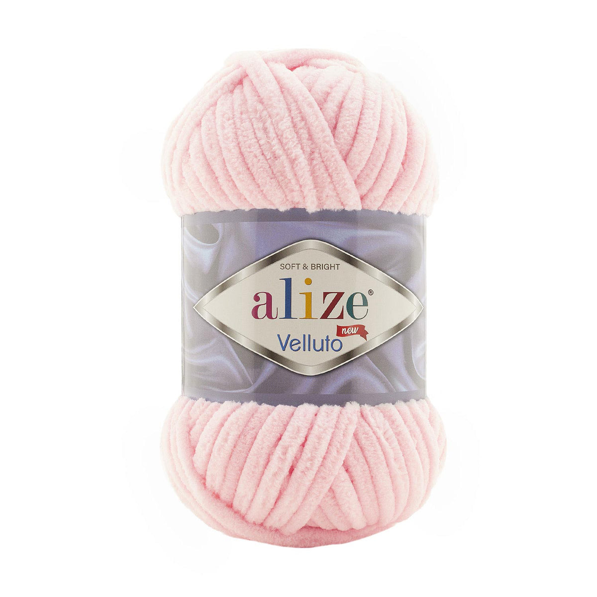Alize Velluto 639 Blush – chenille yarn