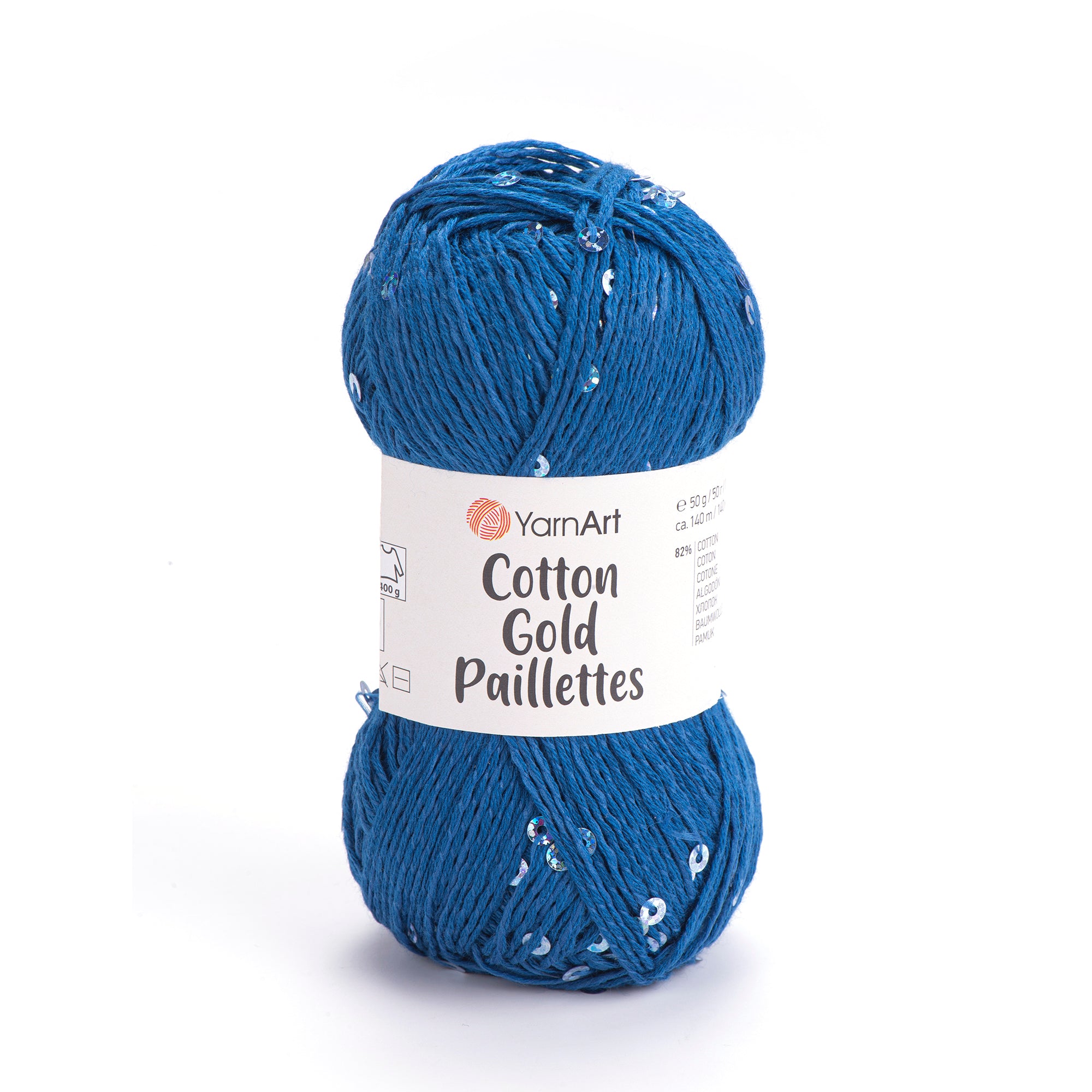 YarnArt Cotton Gold Paillettes