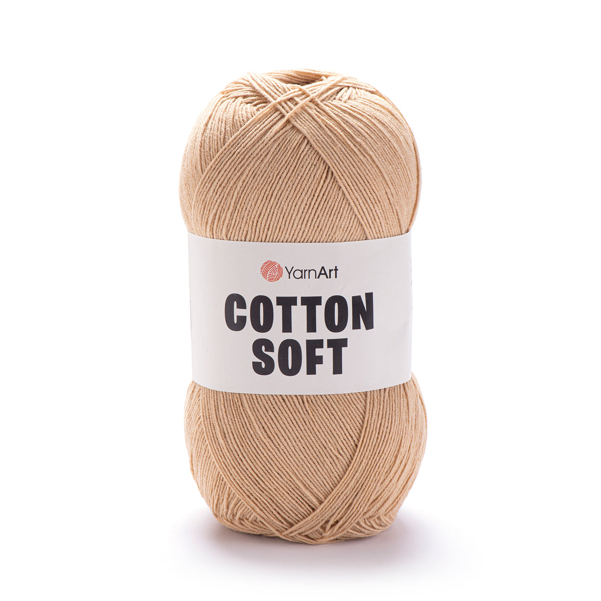 YarnArt Cotton Soft 07 Café au lait – fil fin coton et acrylique