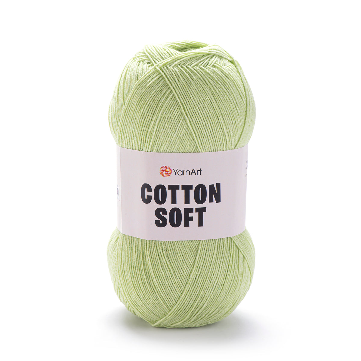 YarnArt Cotton Soft 11 Sauge – fil fin coton et acrylique