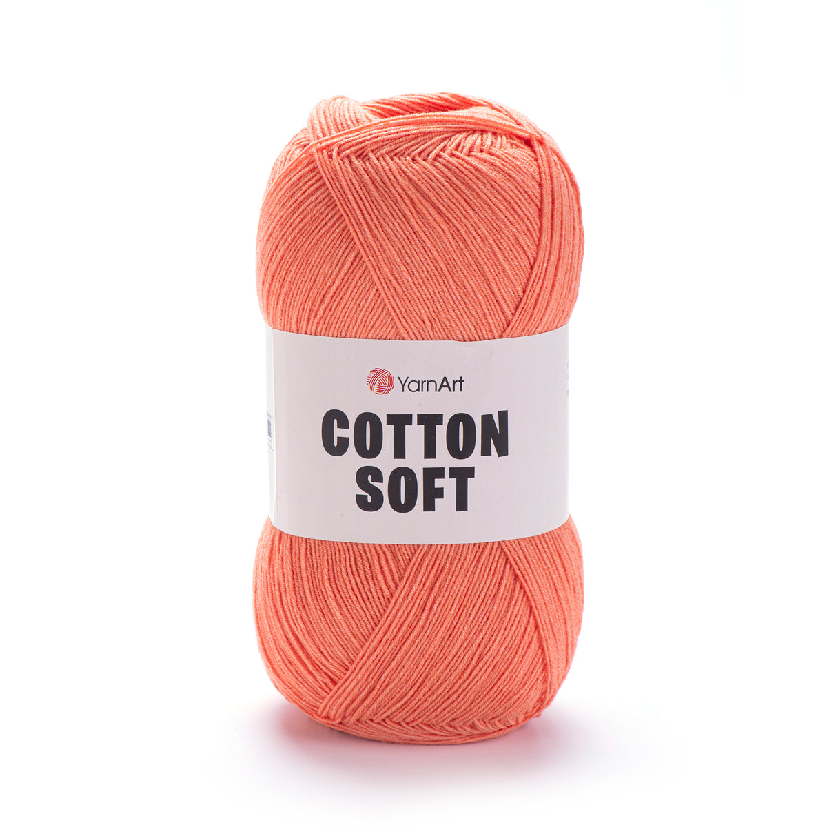 YarnArt Cotton Soft 23 Saumon – fil fin coton et acrylique