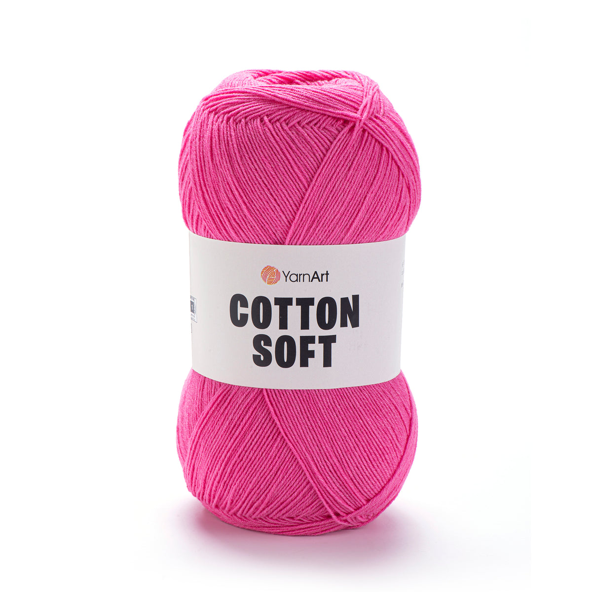 YarnArt Cotton Soft 42 Magenta – fil fin coton et acrylique
