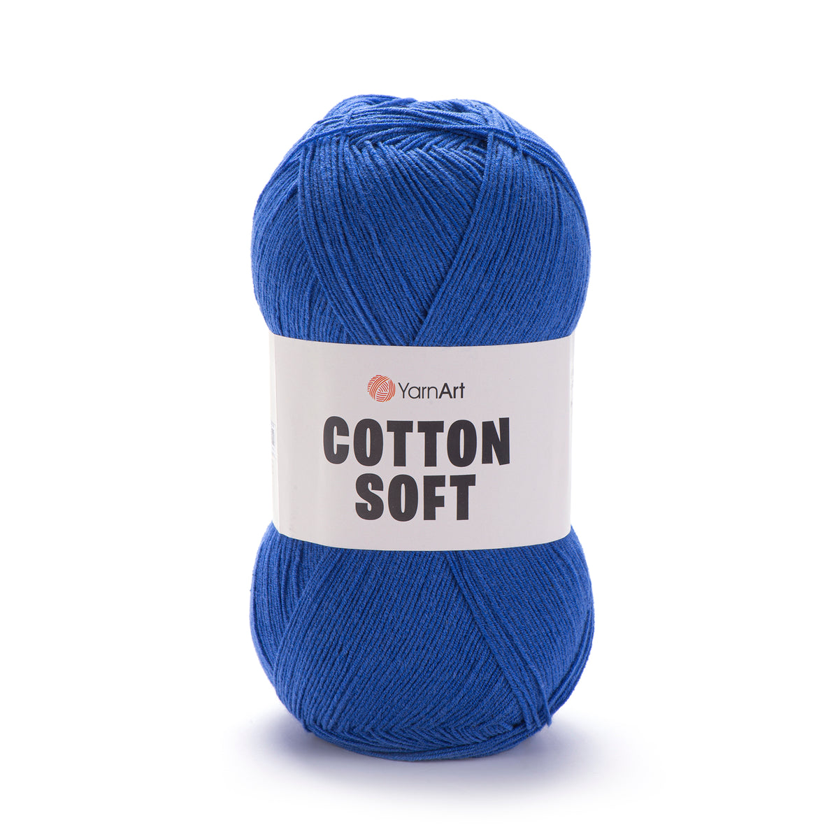 YarnArt Cotton Soft 47 Bleu roi – fil fin coton et acrylique