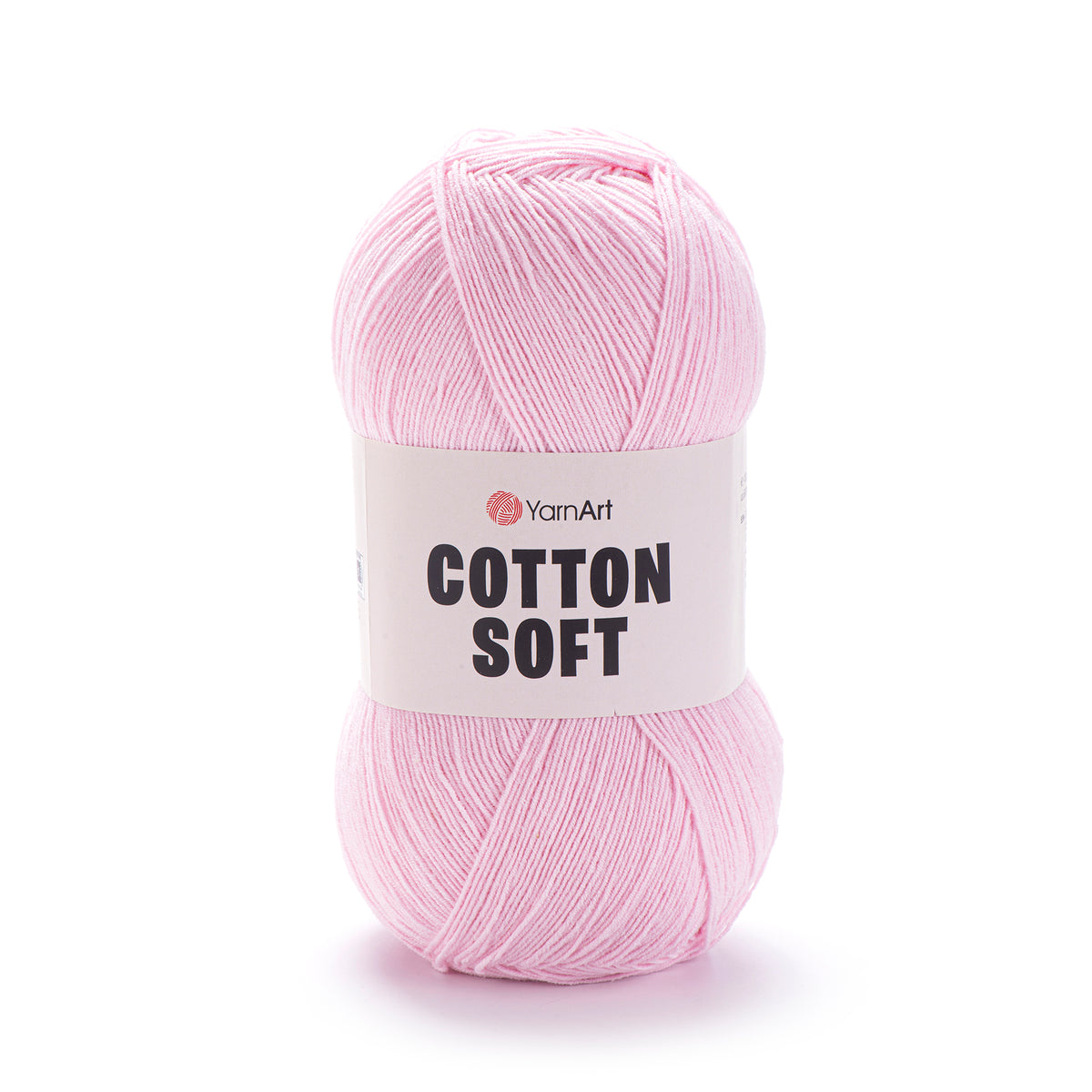 YarnArt Cotton Soft 74 Rose layette – fil fin coton et acrylique