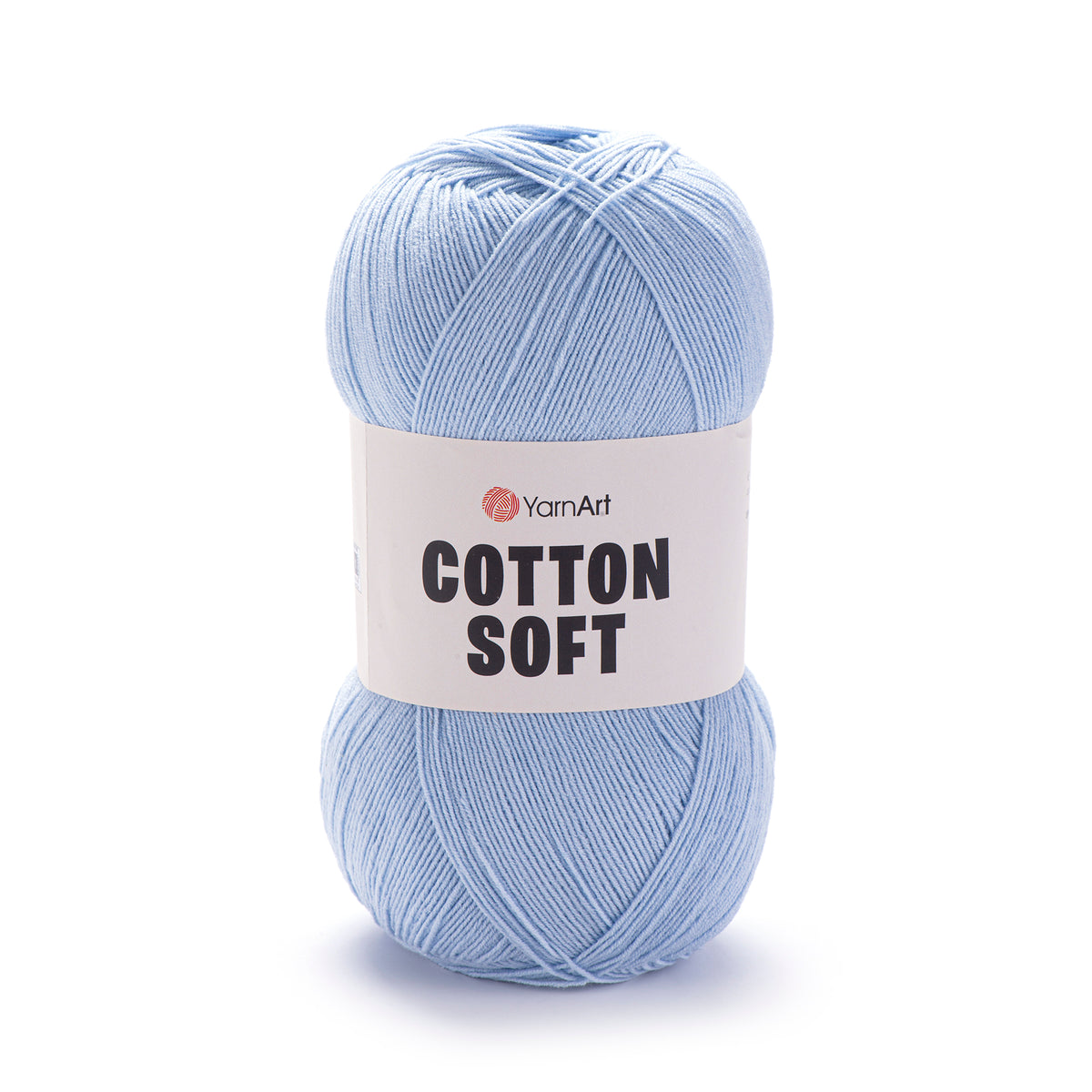 YarnArt Cotton Soft 75 Pervenche – fil fin coton et acrylique