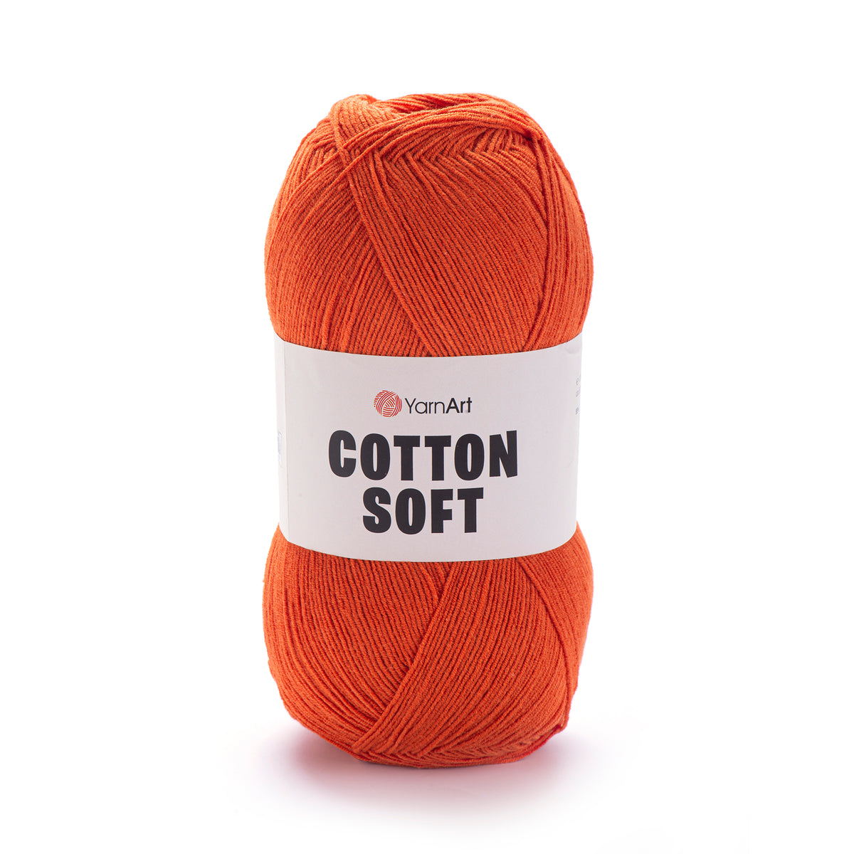 YarnArt Cotton Soft 85 Brique – fil fin coton et acrylique
