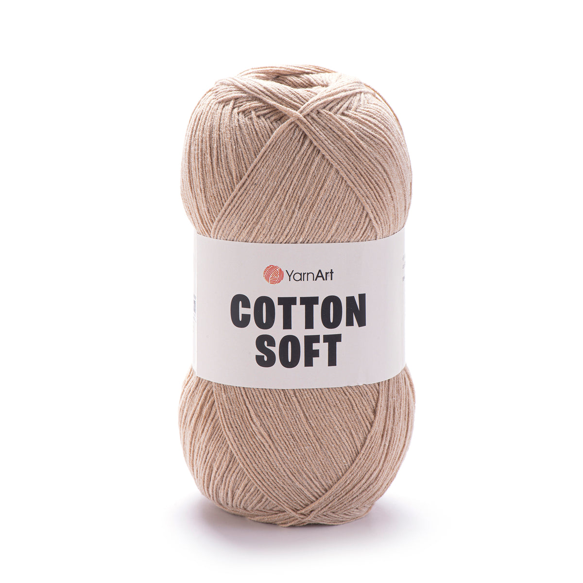 YarnArt Cotton Soft 87 Vison – fil fin coton et acrylique