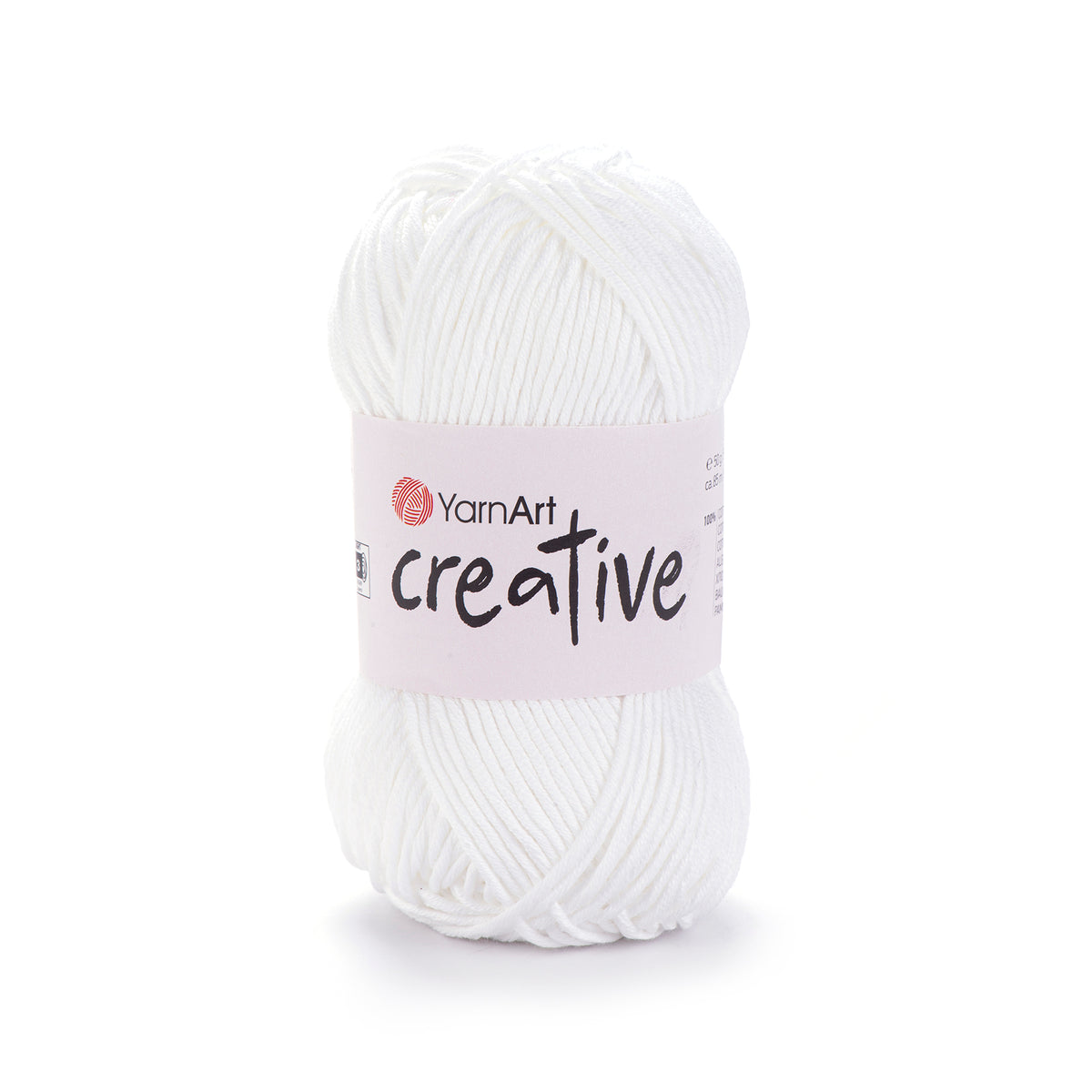 YarnArt Creative 220 Молочно-белый – матовая хлопковая пряжа