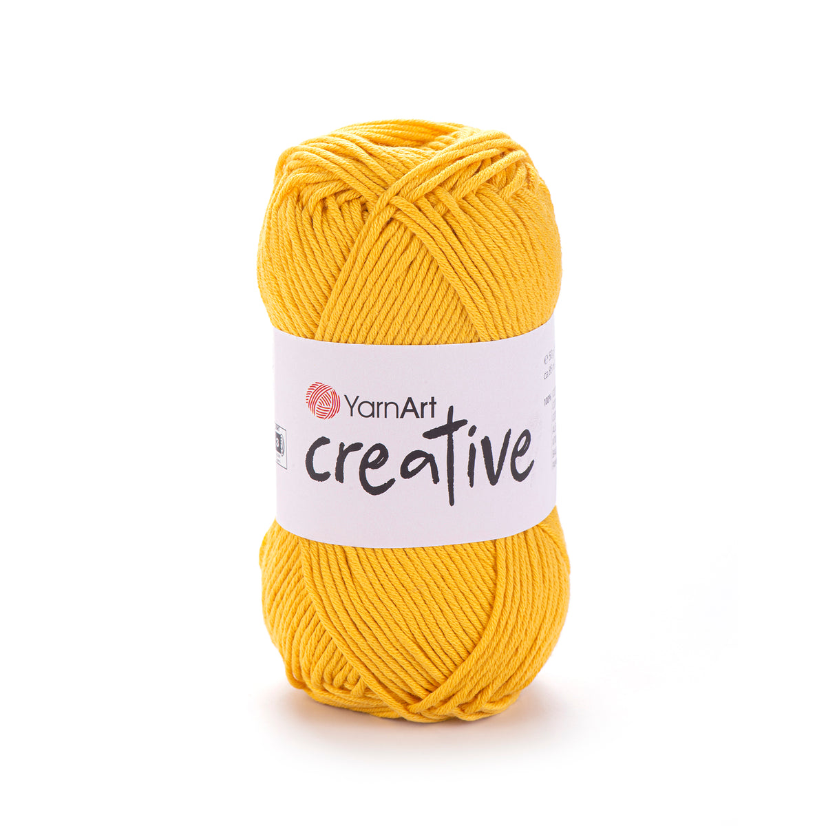 YarnArt Creative 228 Жёлтый – матовая хлопковая пряжа