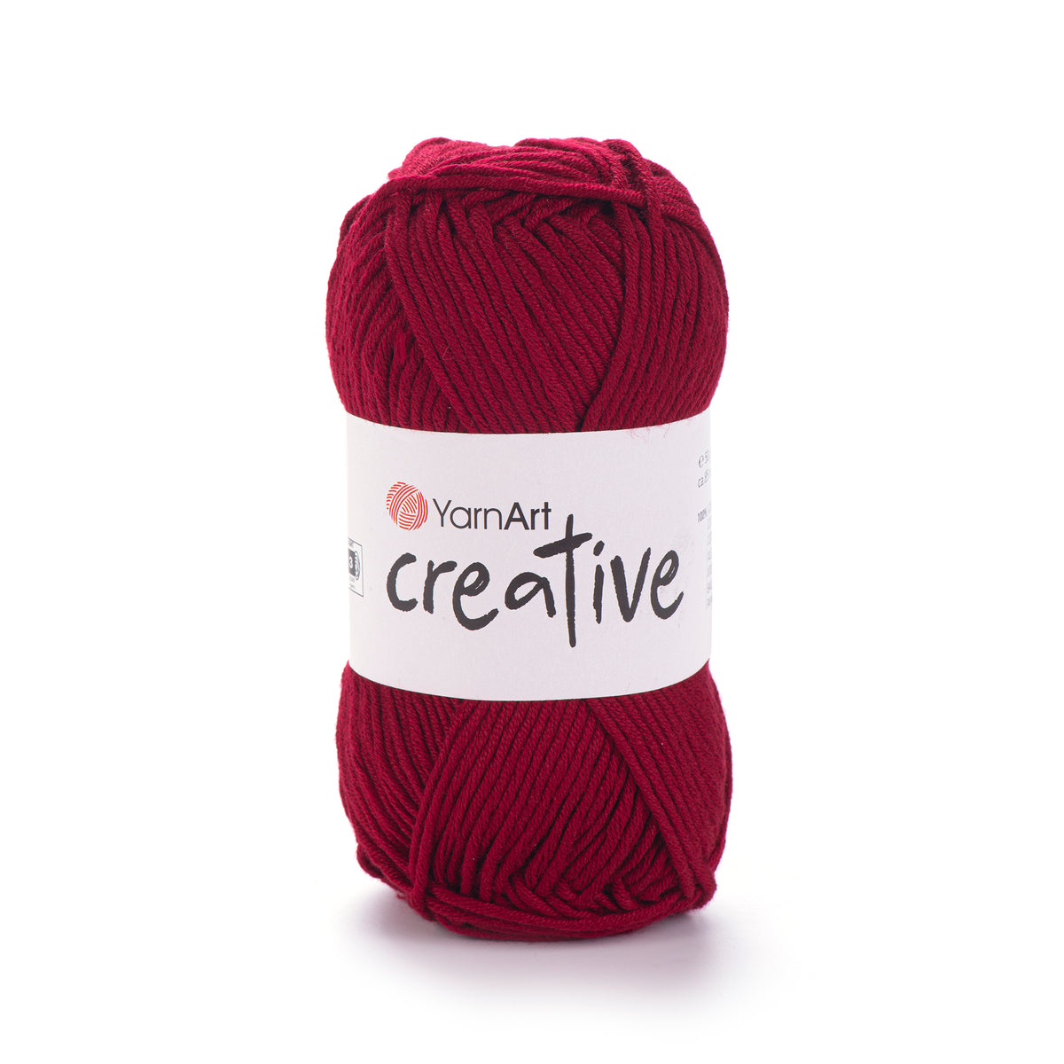 YarnArt Creative 238 Бордовый – матовая хлопковая пряжа