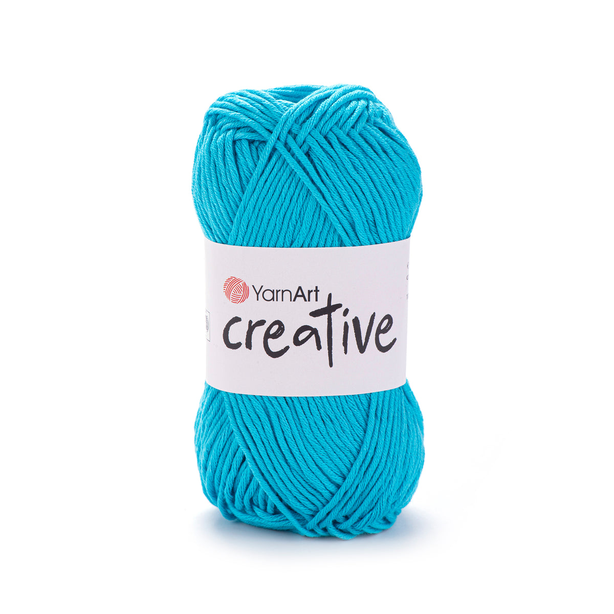 YarnArt Creative 247 Бирюзовый и ледяной голубой – матовая хлопковая пряжа