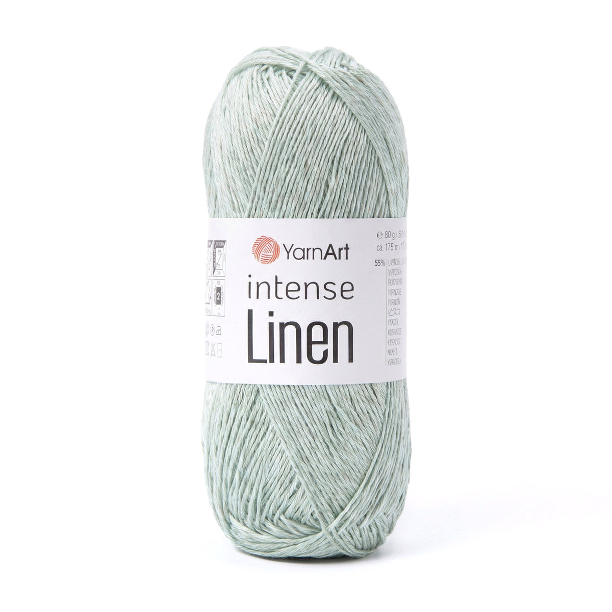 YarnArt Intense Linen 4123 Grey – linen viscose yarn