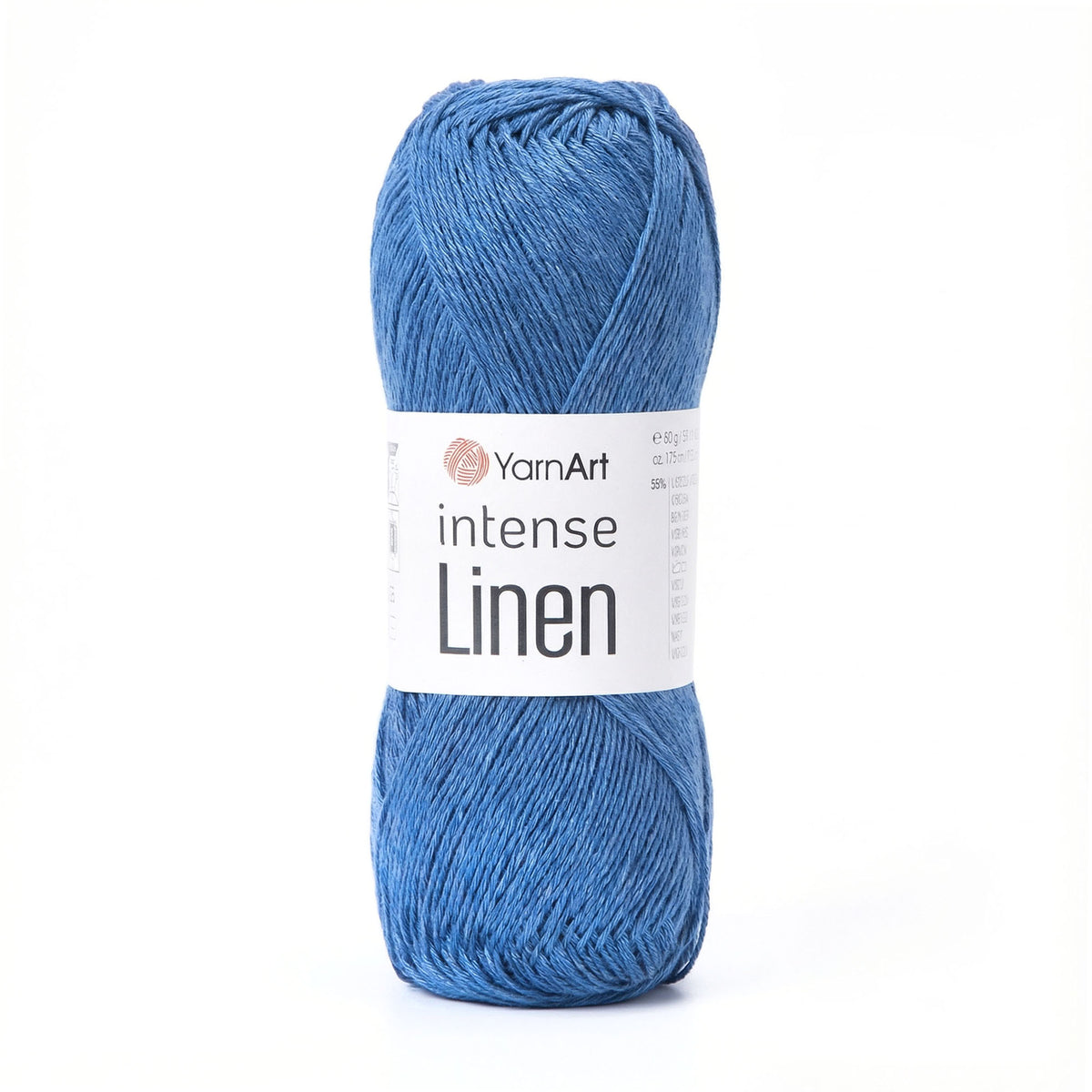 YarnArt Intense Linen 4128 Denim – linen viscose yarn