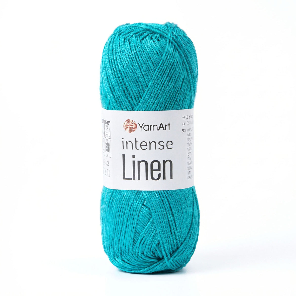 YarnArt Intense Linen 4129 Teal – linen viscose yarn