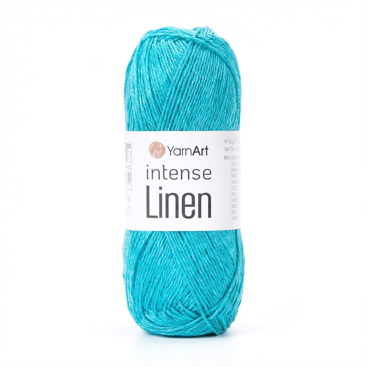 YarnArt Intense Linen 4131 Turquoise – linen viscose yarn