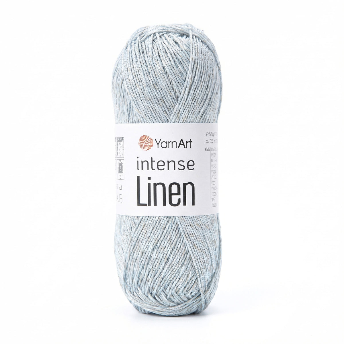 YarnArt Intense Linen 4133 Silver – linen viscose yarn