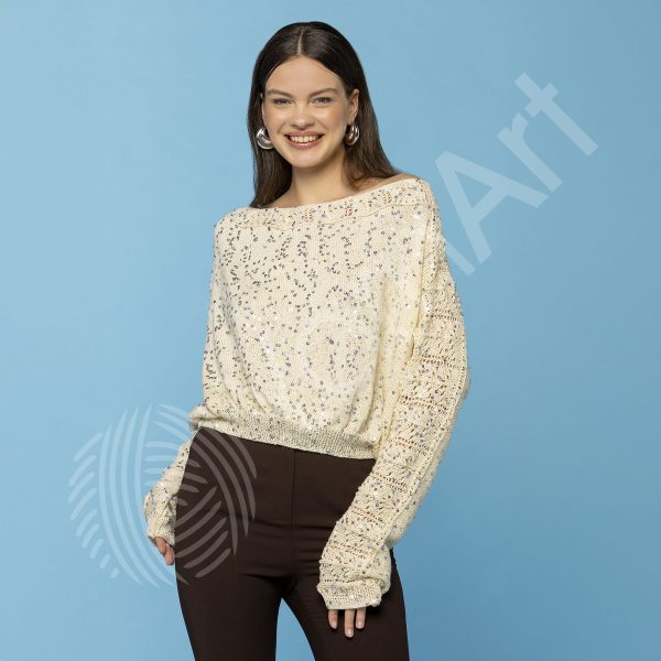 YarnArt Cotton Gold Paillettes