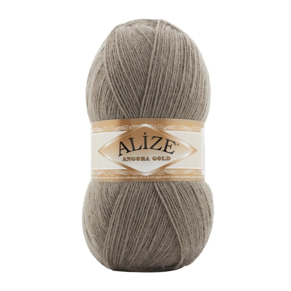 Alize Angora Gold 283 Taupe – fil laine et acrylique aspect mohair