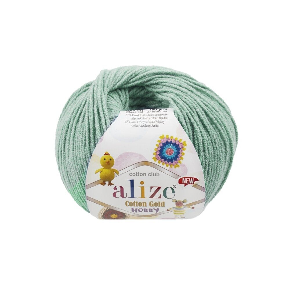 Alize Cotton Gold Hobby 15 Морская пена – пряжа из хлопка и акрила