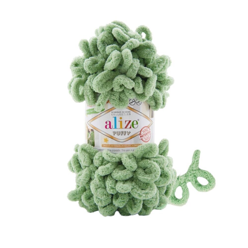 Alize Puffy 299 Sage – loop yarn